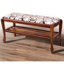 Банкетка Микс мебель Сиеста New с полкой 45x33x110