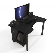 Геймерский игровой стол ZEUS™ IVAR-1200, черный/черный Геймерский игровой стол ZEUS™ IVAR-1200, черный/черный