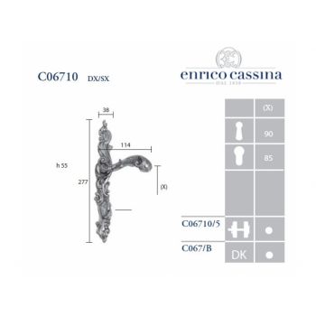 Ручка на планке Enrico Cassina С06710 Ручка на планке Enrico Cassina С06710