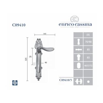 Ручка на планке Enrico Cassina С09410