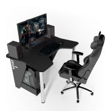 Геймерский игровой стол ZEUS™ IGROK-3, черный/черный . Геймерский игровой стол ZEUS™ IGROK-3, черный/черный .