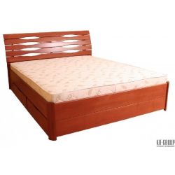 Кровать Микс мебель Элегант Мария Люкс Бук с ящиками 160x200