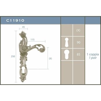 Ручка на планке Enrico Cassina С11910