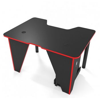 Геймерский игровой стол ZEUS™ IVAR-1200, черный/красный