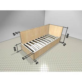 Кровать Corners Тедди 70x190