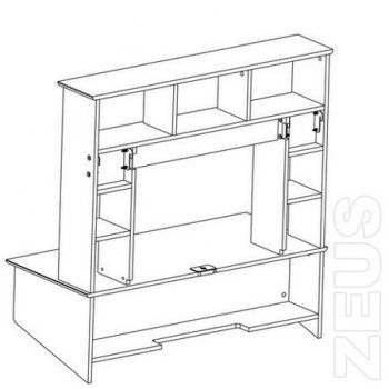 Навесной компьютерный стол Comfy Home AirTable-IV Навесной компьютерный стол Comfy Home AirTable-IV