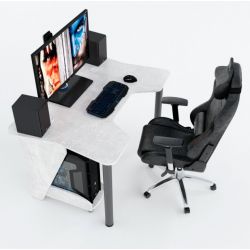 Геймерский игровой стол ZEUS™ IGROK-3, бетон .