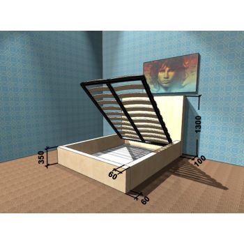 Кровать Corners New York 140x190 с подъемным механизмом Кровать Corners New York 140x190 с подъемным механизмом