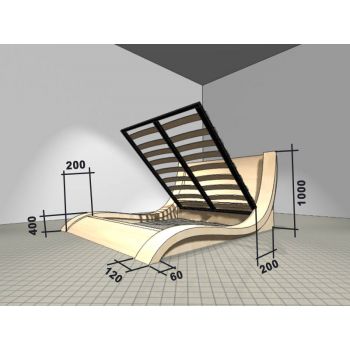Кровать Corners New Line 140x190 с подъемным механизмом Кровать Corners New Line 140x190 с подъемным механизмом