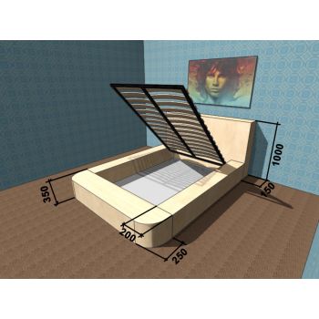 Кровать Corners Лайк 140x190 с подъемным механизмом Кровать Corners Лайк 140x190 с подъемным механизмом