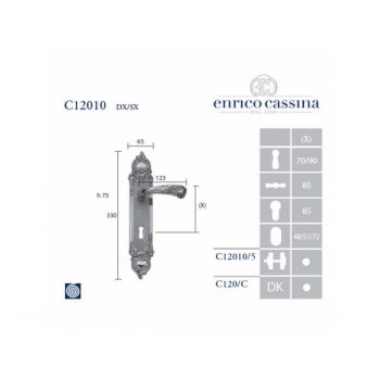 Ручка на планке Enrico Cassina С12010 Ручка на планке Enrico Cassina С12010