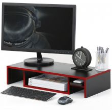 Подставка для монитора ZEUS Лига, черно-красная Подставка для монитора ZEUS Лига, черно-красная