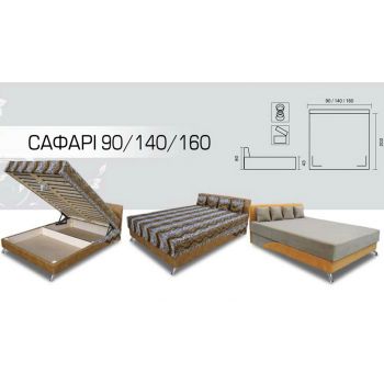 Кровать Вика Сафари 90x200 Кровать Вика Сафари 90x200