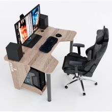 Геймерский игровой стол ZEUS™ IGROK-3, сонома Геймерский игровой стол ZEUS™ IGROK-3, сонома