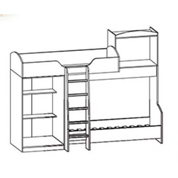 Кровать-горка Мебель Сервис Дисней 80x200