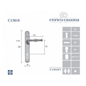 Ручка на планке Enrico Cassina С13810