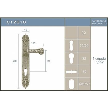 Ручка на планке Enrico Cassina С12510 Ручка на планке Enrico Cassina С12510