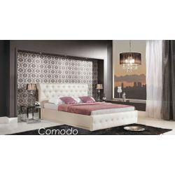 Кровать Bog Fran Comodo с пуговицами и подъемным механизмом 180x200 см
