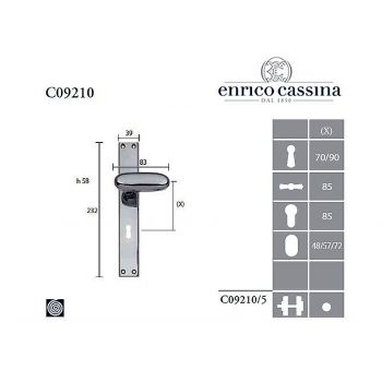 Ручка на планке Enrico Cassina С09210
